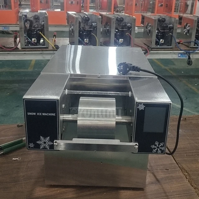 Commercial Ice Cream Making Machine Snowflake Machine 4 Barrels Rainbow Color Ice Shaver Maker Snow Cone Machine 6