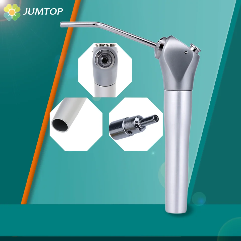 Dental 3-Way Air Water Syringe Tips – 2 Metal Nozzles With Tubes, Autoclavable