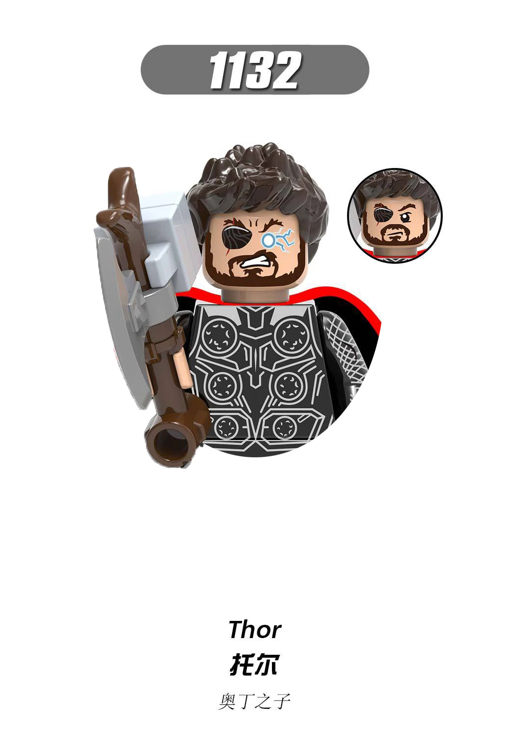 thumbnail image 1 of Figuras de acción en miniatura de superhéroes de Hot Toys, Thor, Loki, todas las series, bloques de construcción, muñecos de películas clásicas, juguetes para niños, regalo, 1 of 4