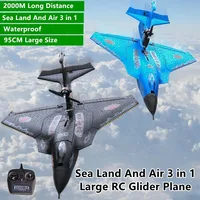 Sea Land And Air 3 in 1 Large RC Glider Plane 95CM 2.4G 2000M Waterproof Brushless Power Drop Resistant Remote Control Aircraft 1