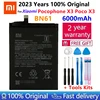 2023 100% Original Xiao mi BN57 BN61 6000mAh Phone Battery For Xiaomi Pocophone X3 Poco X3 Pro Replacement Batteries + Tool 2
