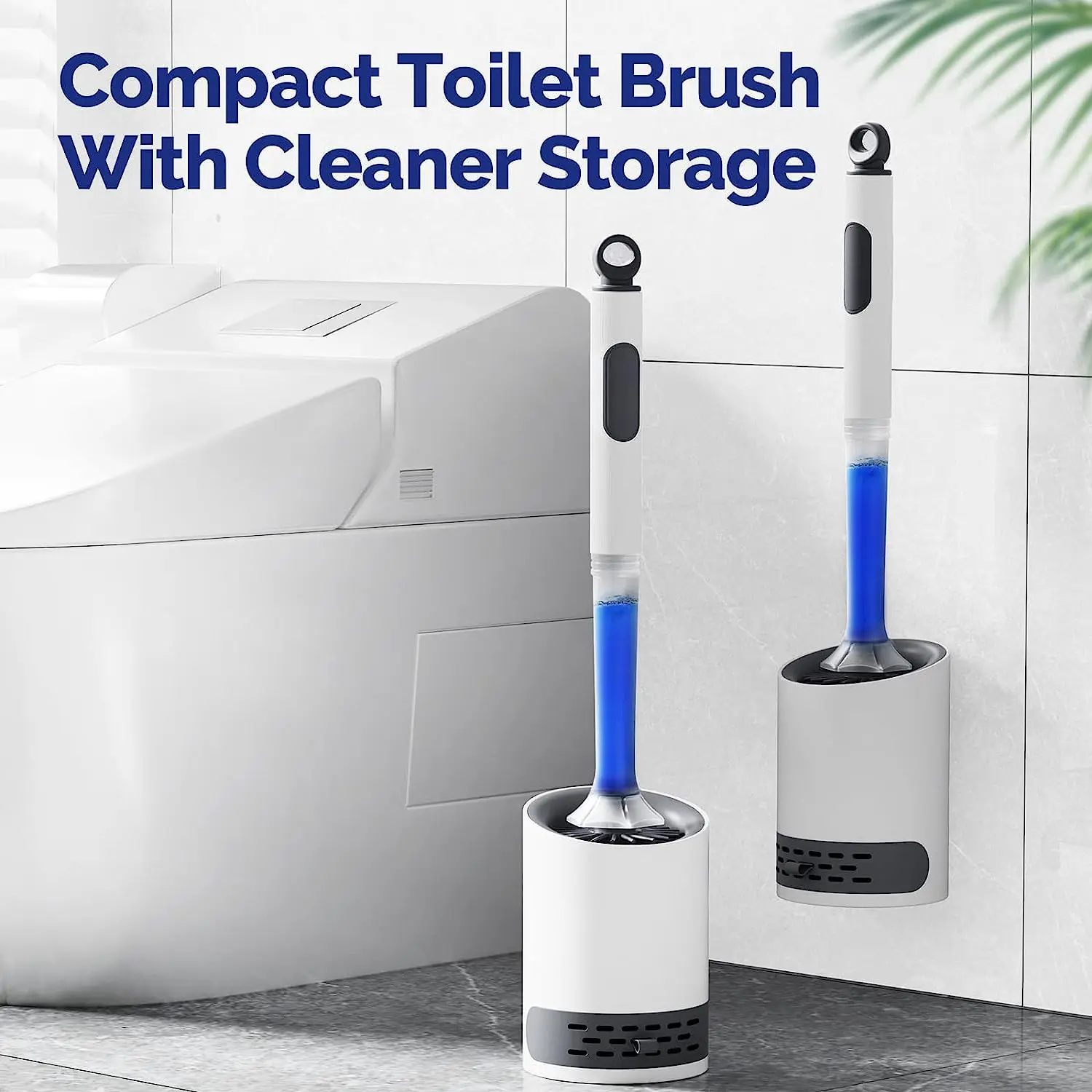 Water Spray Silicone Toilet Brush Long Handle Refillable Bathroom Cleaning Accessories bathroom accessories,toilet brush set