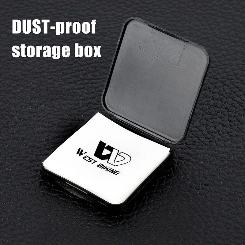 WEST BIKING 6Pcs/Pack Bicycle Glue-free Patch Repair Tools  MTB Road Bike Portable Inner Tube Glueless Cycling Fast Patches Set