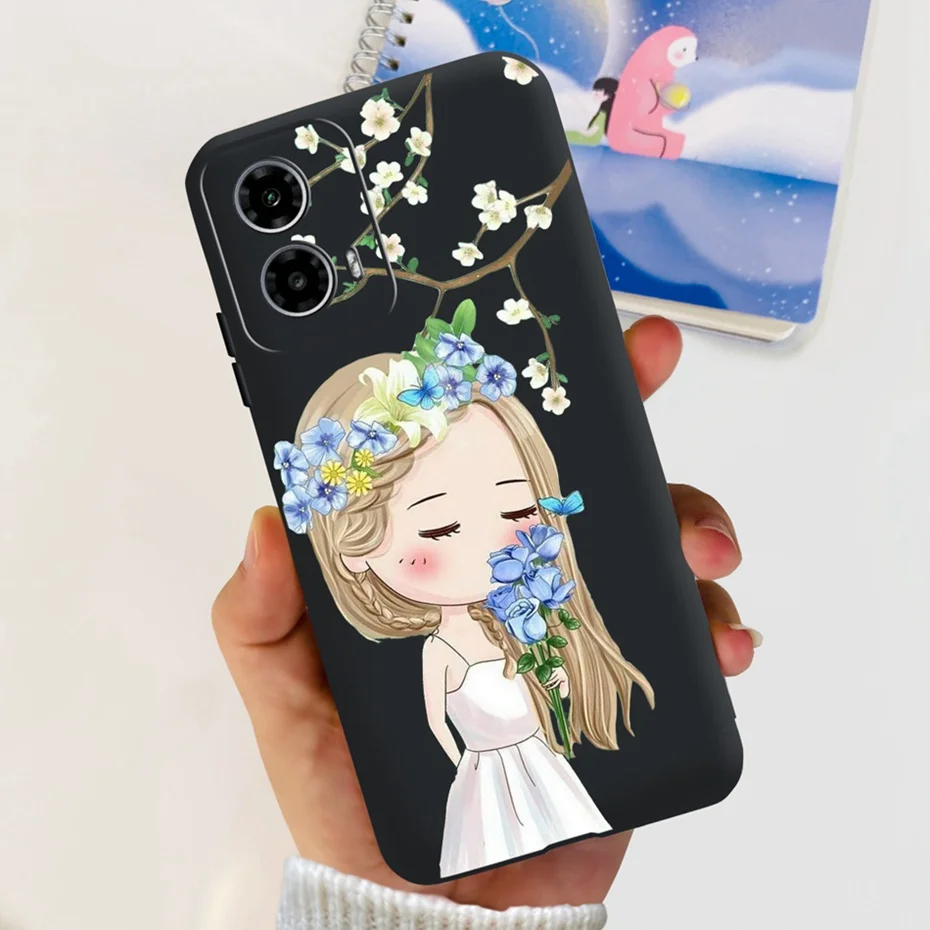 Cute Love Pattern Soft Silicone Phone Case - Stylish & Durable Back Cover