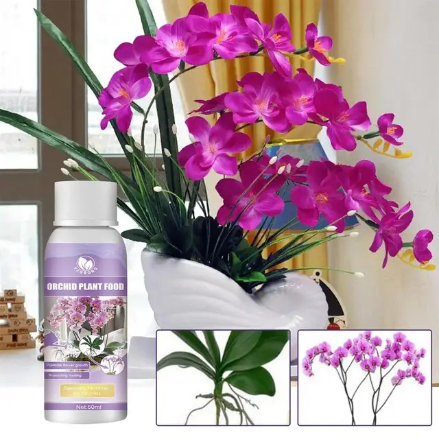 50 Ml -Es Orchideák És Sav Szerető Szobanövények A Növekedés Fokozója Elősegíti Virágzza Műtrágya Oldat Elősegítése - Image 3