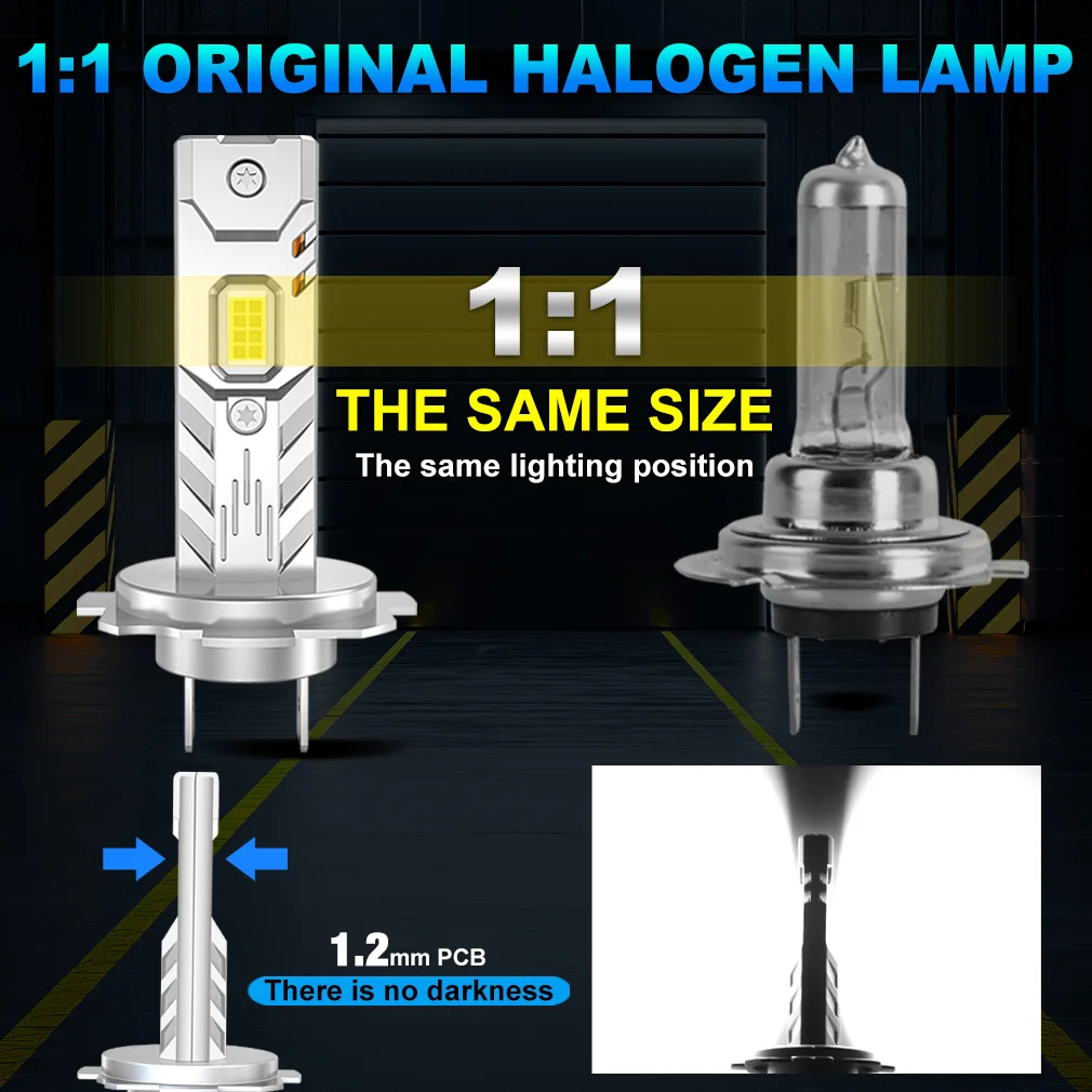 S&D 9005 HB3 9006 HB4 LED 헤드라이트 전구 캔버스 30000LM 120W 초고휘도 6000K 화이트 자동차 LED 헤드램프 (플러그 앤 플레이)