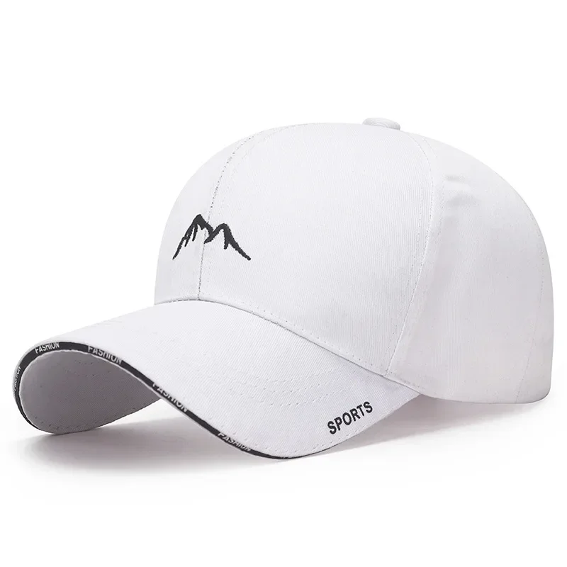 Baseball Cap Men Women Summer Embroidered Sunshade Snapback Hats for Men Gorros Black White