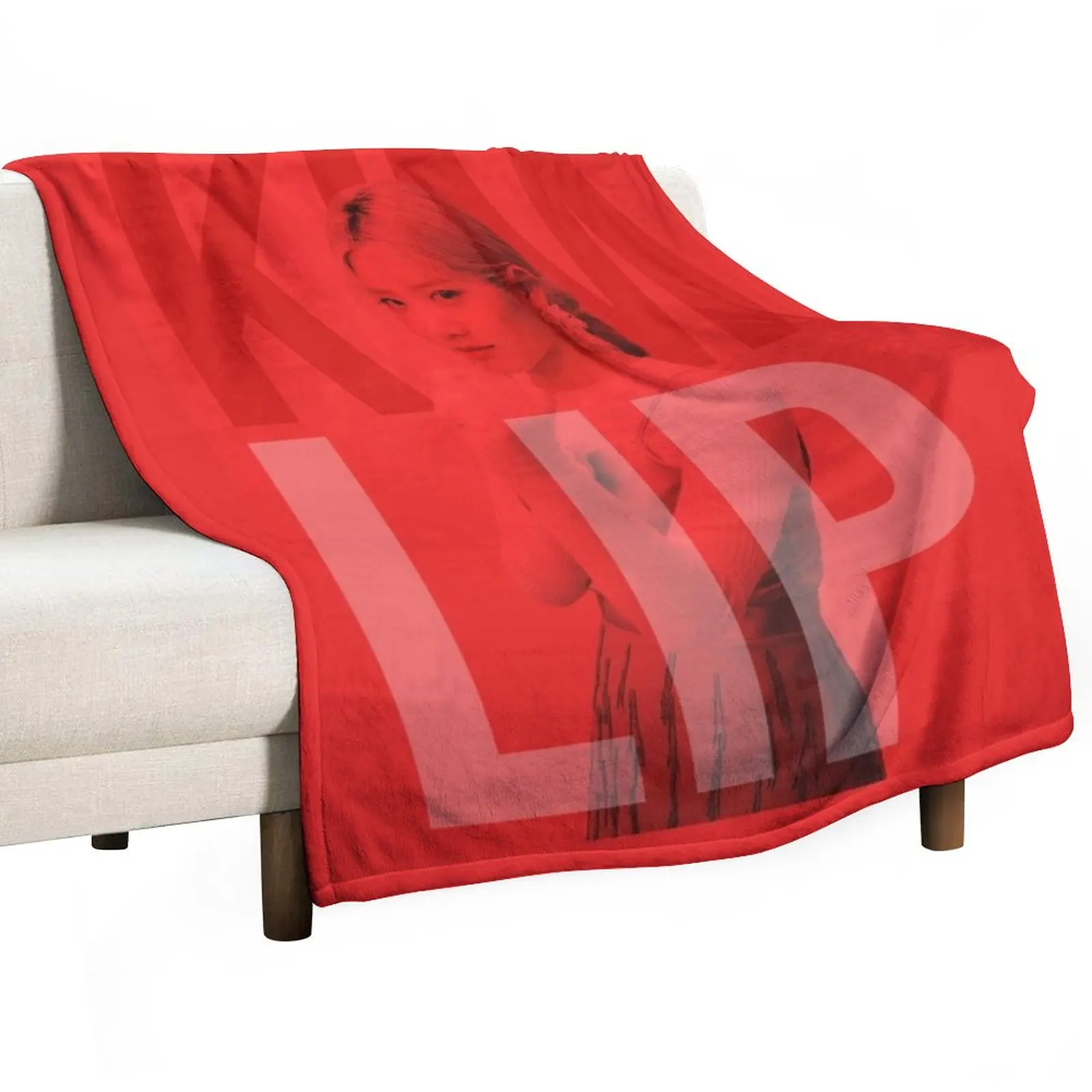 

Loona Kim Lip Fighting Throw Blanket valentine gift ideas Giant Sofa Blanket Shaggy Blanket