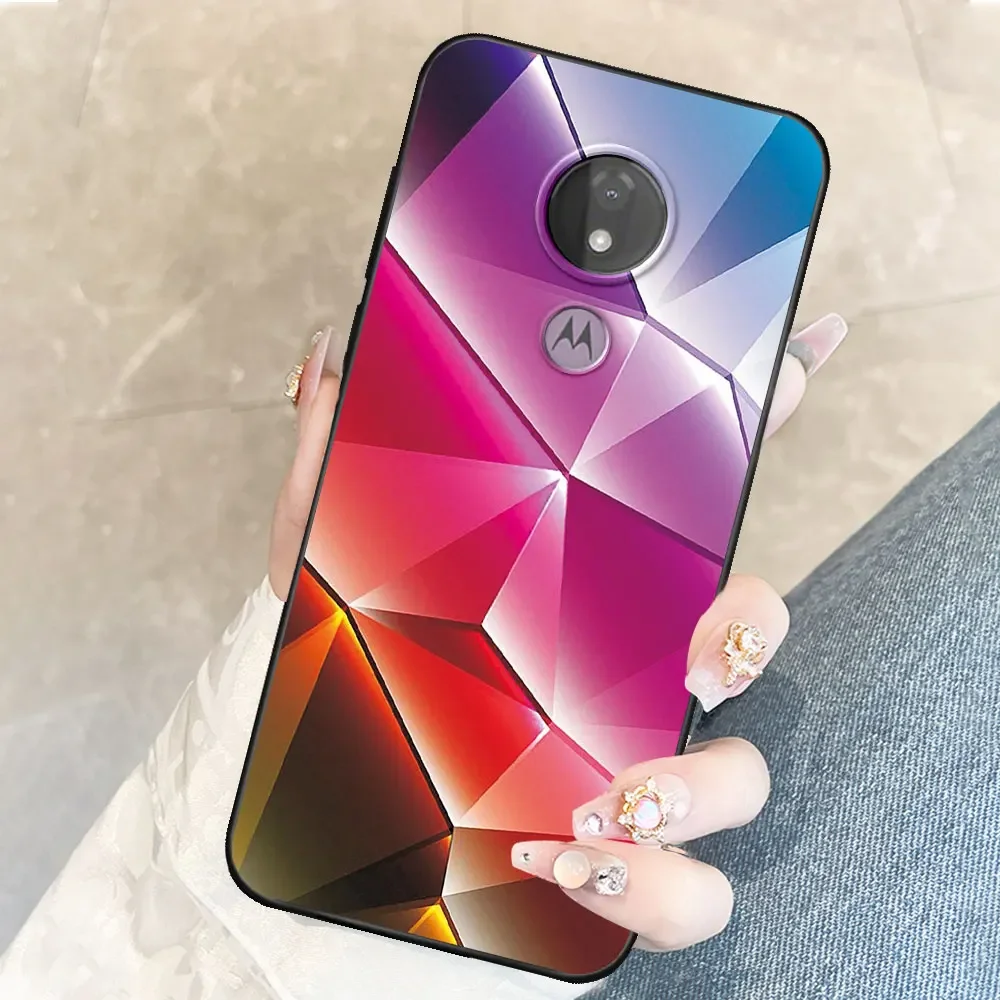 Premium TPU Soft Silicone Bumper Phone Case for Moto G7 Power by Coque