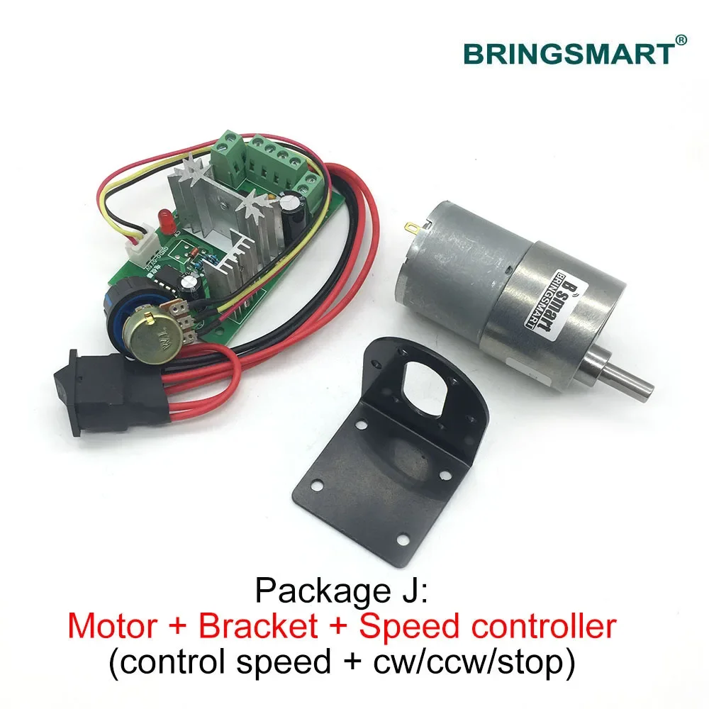 Bringsmart High Torque DC Geared Motor