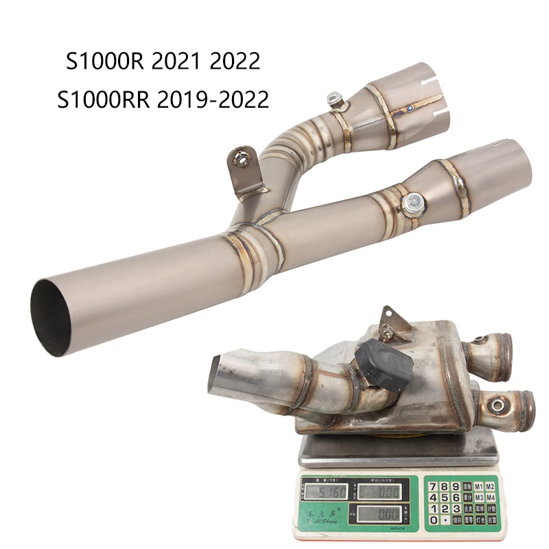 For BMW S1000R 20212023 S1000RR 20192023 Exhaust Pipe Delete Catalyst