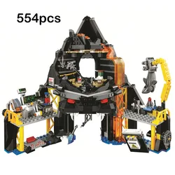 Blocs de construction du volcan Lair de Garmadon, jouet Compatible avec Ninjagoen 2020, cadeau d'anniversaire pour enfants, nouvelle collection 70631 
