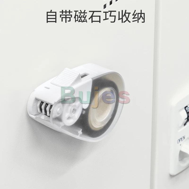 MIDORI Mini Handheld Tape Cutter &ndash; Creative Portable Transparent Adhesive Tape Dispenser for Office, School, and Packing
