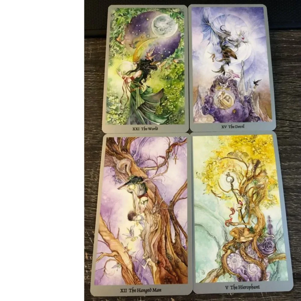 10.3*6cm Divination tarot Shadowscapes Tarot Deck Witch Divination Fate Fortune Telling Card Family Friend 4