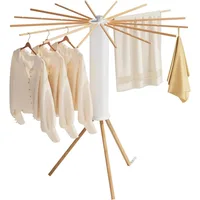 Tripod Clothes Drying Rack, Garment Rack Portable and Collapsible Space Saving Compact Laundry Drying Rack - Drying Rack 1