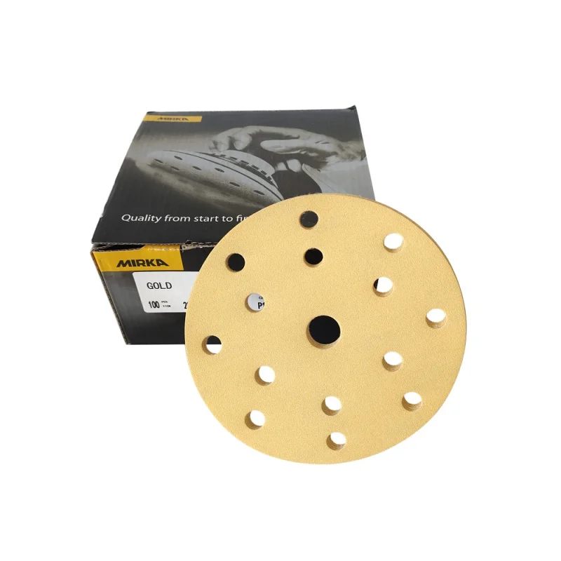 

Original Mirka 6 Inch 150mm of Car Sandpaper Dry Grinding Polishing Sandpaper 80-500 Grit Abrasive Yellow Disk AUTO