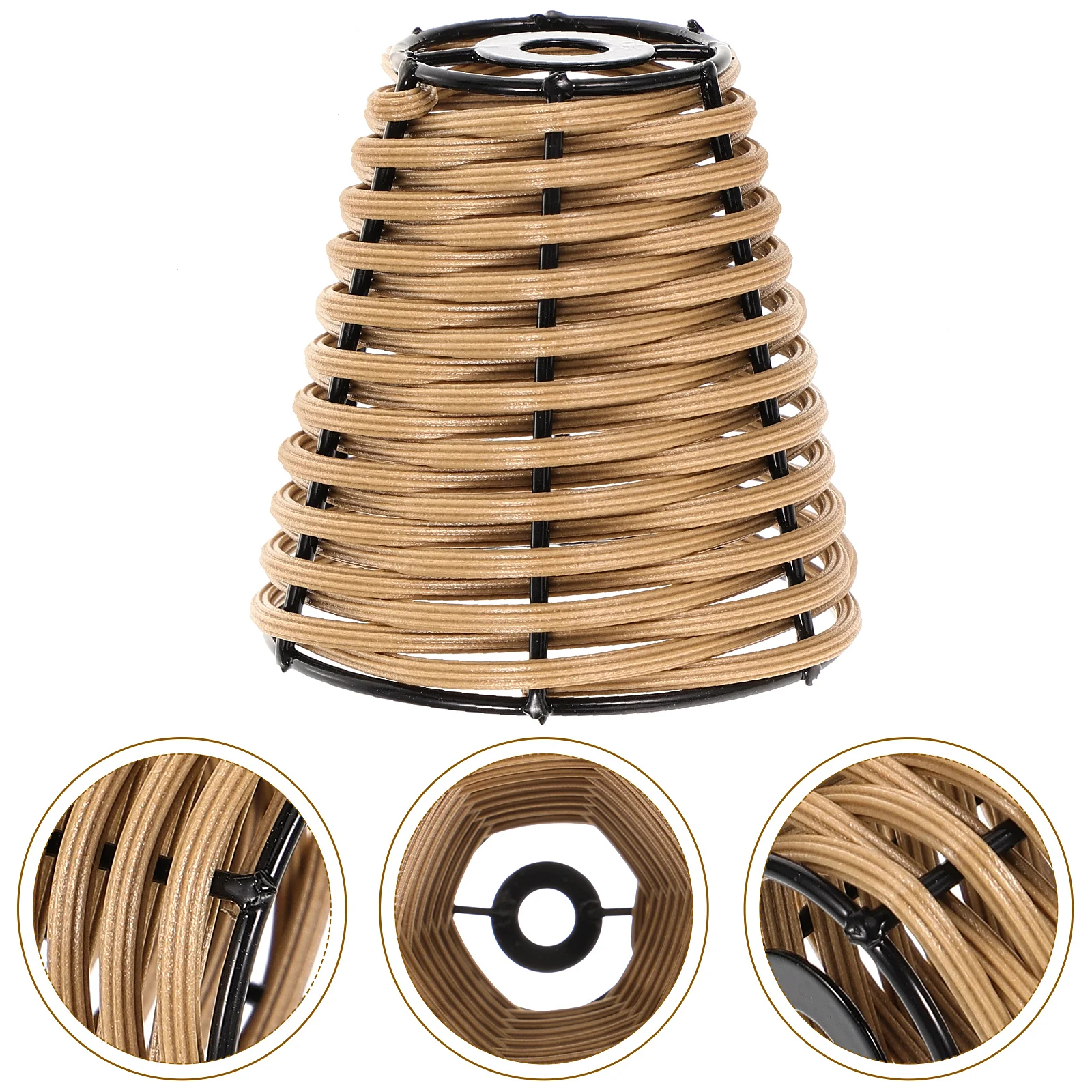 

Woven Lampshade Small Lamp Shade Replacement Chandelier Shades Clip Lamp Shade Cover 5.5Cm Light Shade Cover Table Chandelier