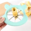 1pc - Cute cartoon stainless steel apple slicer, fruit slicer, fruit slicer, apple knife 6