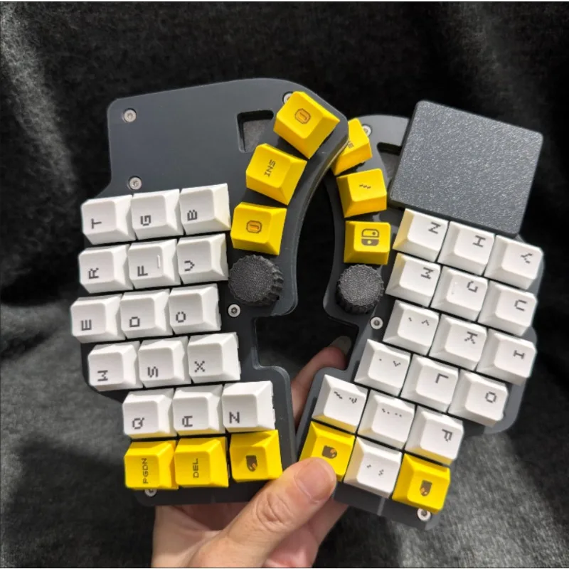 New Dilemma Max Split Keyboard Kit 3x6 Custom MX/choc Axis Wired