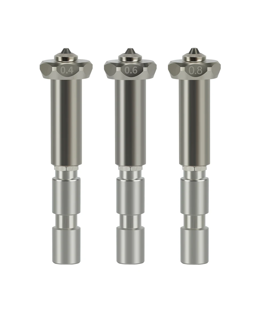Bimetallische Hotend-Düsen für Anycubic Kobra 3 Max Combo Kit, Düse aus gehärtetem Stahl, 0,4/0,6/0,8 mm, hochfließende 3D-Druckerteile – Detail 9