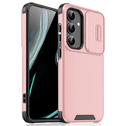 Sleek Slide Camera Phone Cover, Premium Silicone Case - Galaxy A37 (Pink)