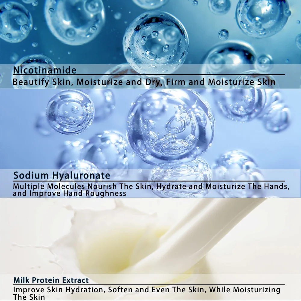 الكولاجين التجاعيد الناعمة كريم اليد الجلد تليين ح...