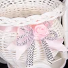 Rattan Vase Flower Basket Small Rattan Tricycle Photography Props Creative Bicycle Flower Basket Party Wedding Decoration 5