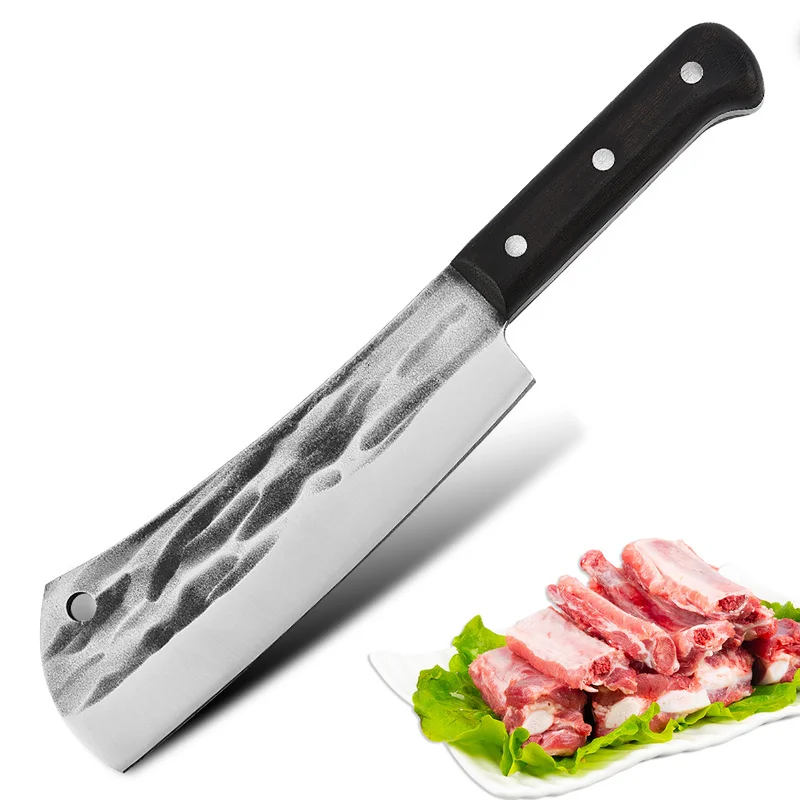 Forged Kitchen Knives Set 1-6pcs Stainless Steel Meat Cleaver Butcher Knives  Chef Slicer Paring Knife Utility Cooking Knife - AliExpress