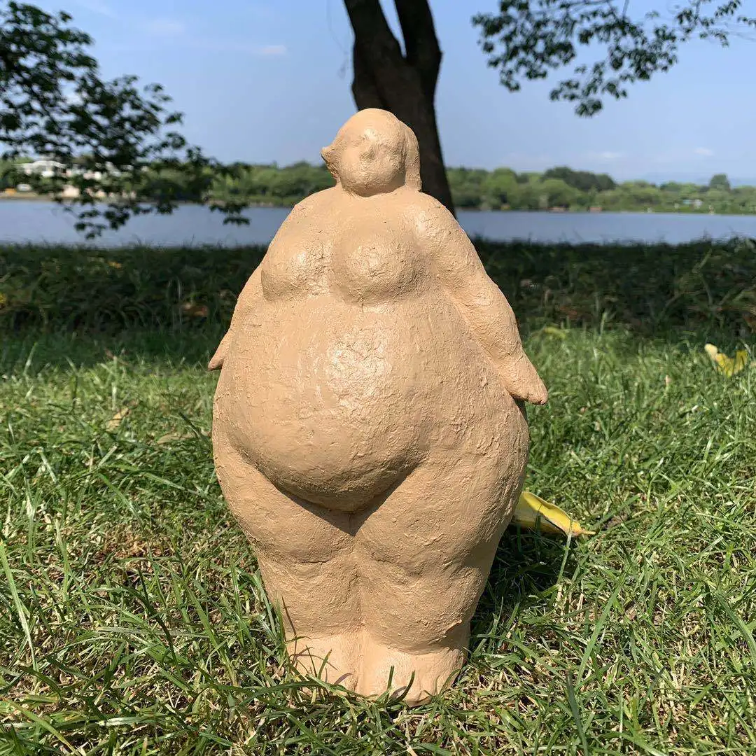 

mordern Fat woman ornament creative abstract character art crafts living room Nordic sculpture bedroom home decoration decor