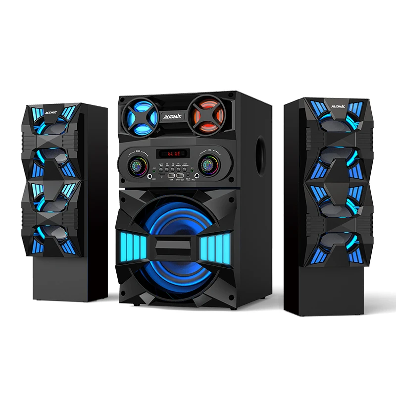 

Built-in 8 Speakers 86W Multimedia 2.1 Speakers Colorful Led RGB Lights Heavy Bass Bluetooth Home Theater Speaker