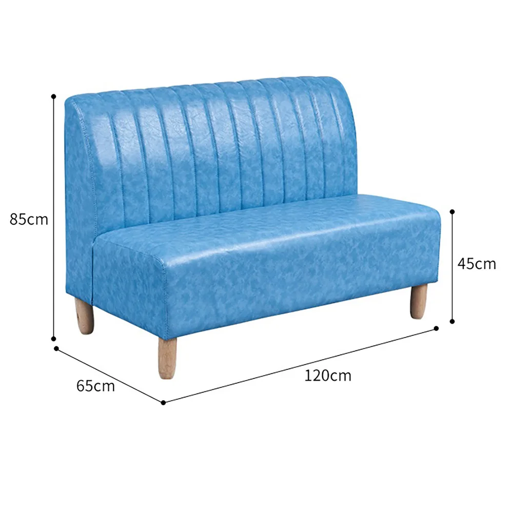 Double Sofa Restaurant Card Seat Table and Chair Combination Dessert Shop Commercial Furniture