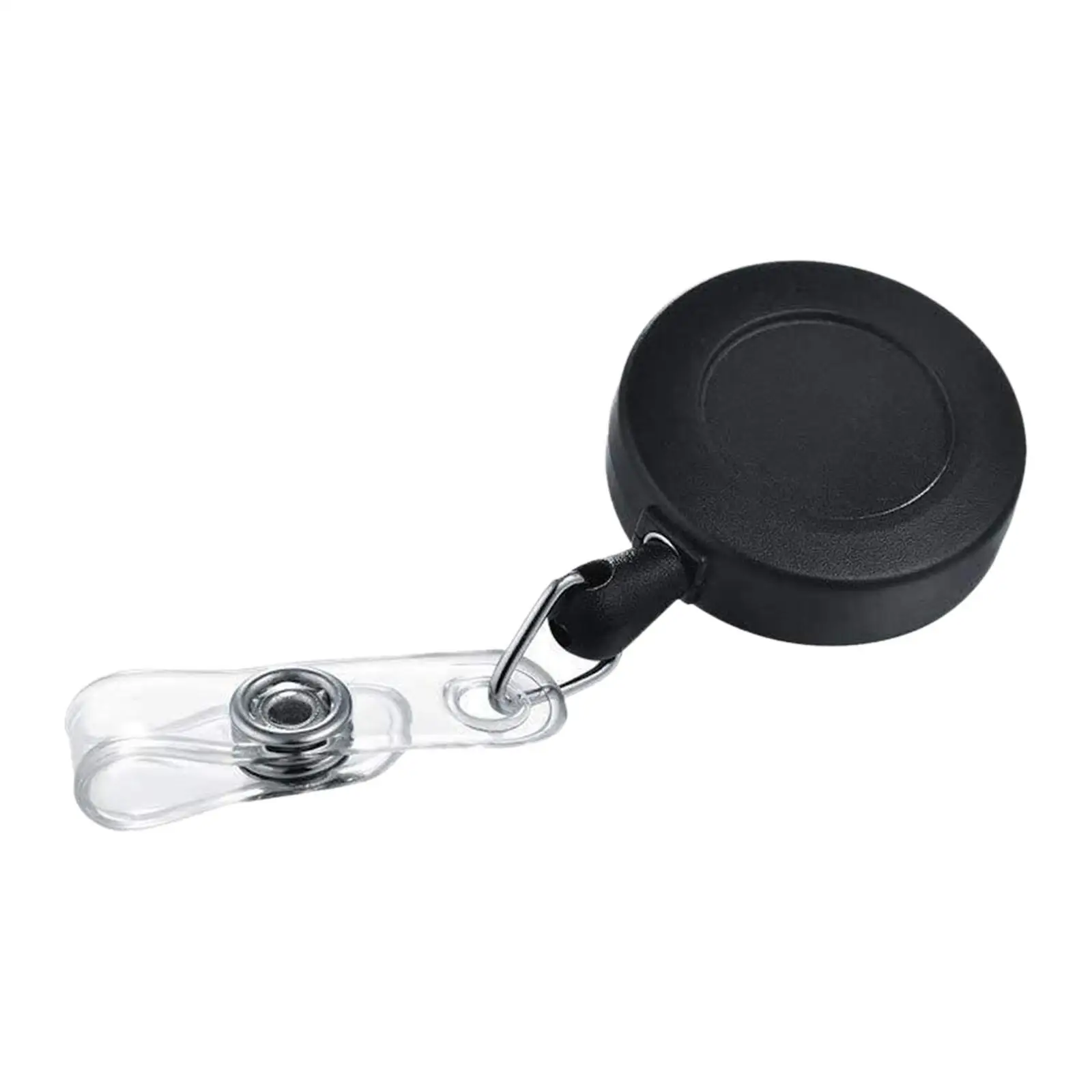 Retractable Badge Reel Heavy Duty Rounded Portable with Clip for Men Women Badge Clip Badge Holder for Nursing Teacher Office