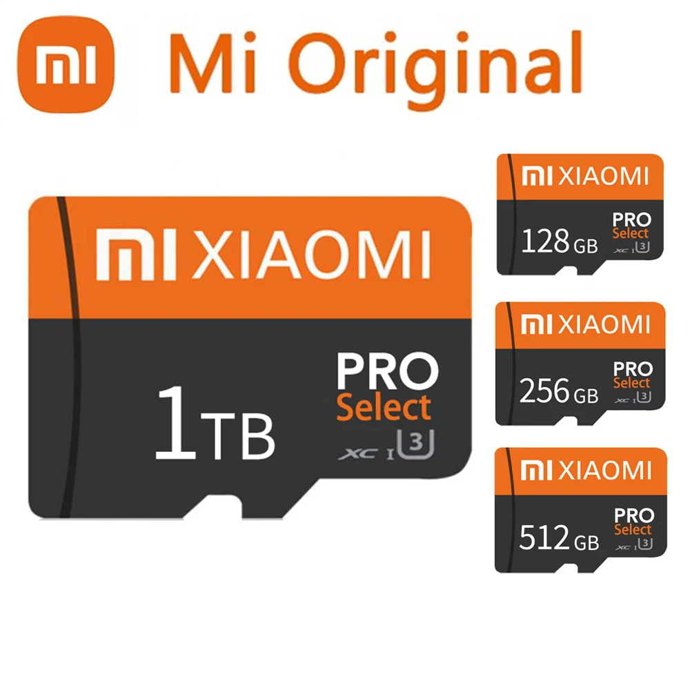 Xiaomi Memory Sd Card 128Gb 256Gb 512Gb High Speed Class10 Sd/Tf Flash Card Per Smartphone Table Pc Camera Flash Mini Sd Card