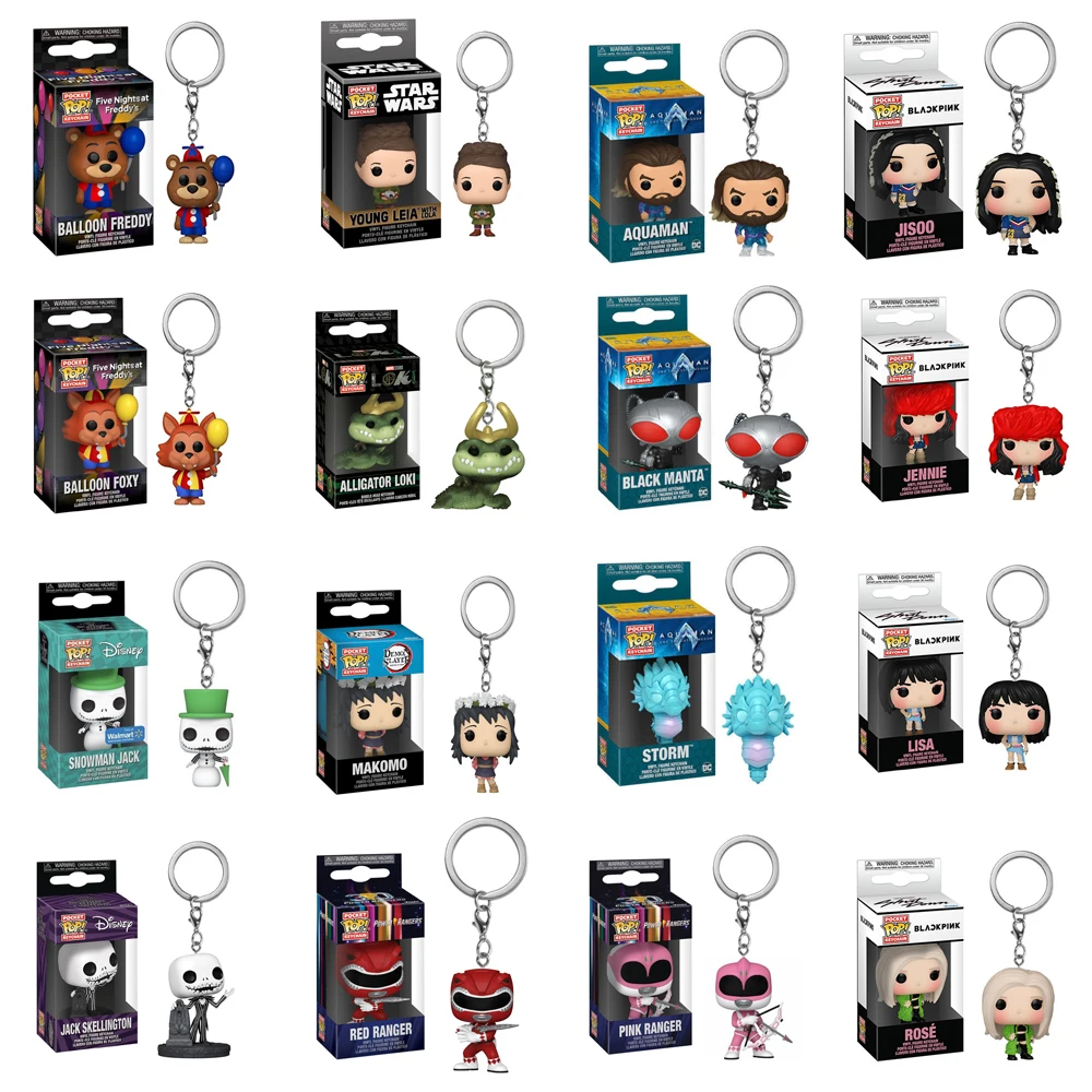 thumbnail image 1 of Funko pop Llavero GLOBO FREDDY LISA RED RANGER AQUAMAN SNOWMAN JACK Figuras de acción de vinilo Juguetes, 1 of 5