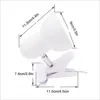 Black White E27 Desk Lamp for Dorm Room Clip DIY Table Lamp Holder Replaceable Light Source led Table Lamp Clip lamp for Reading 2