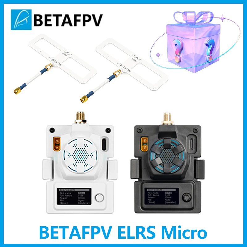 BETAFPV ELRS Micro TX Module 915MHZ 2.4G OLED Screen High Refresh Rate Cooling Fan Bay for TBS Mambo FRSKY X9D | Игрушки и хобби