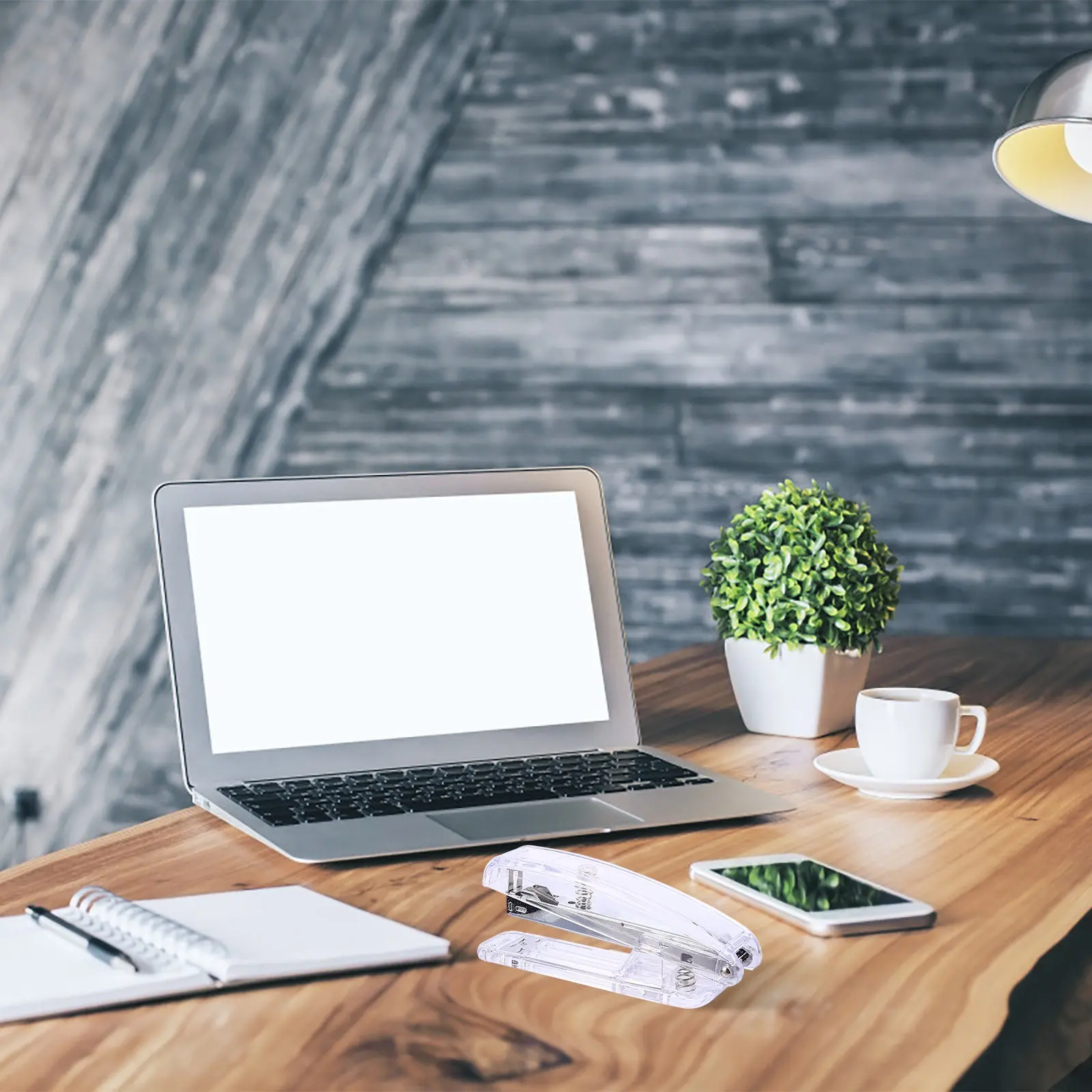 1Pcs 프리미엄 휴대용 스테이플러 경량 컴팩트 크리 에이 티브 디자인 스무스 트랙 핸드 헬드 스테이플링 도구 학교 사무실 홈