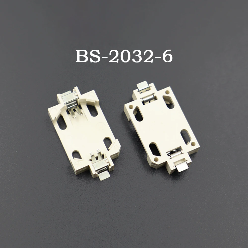 5PCS 코인 배터리 버튼 셀 홀더 소켓 케이스 CR BS-2032A/1220/1616/2032-6/2032-8 BS-5 패치 배터리 홀더 수리 부품