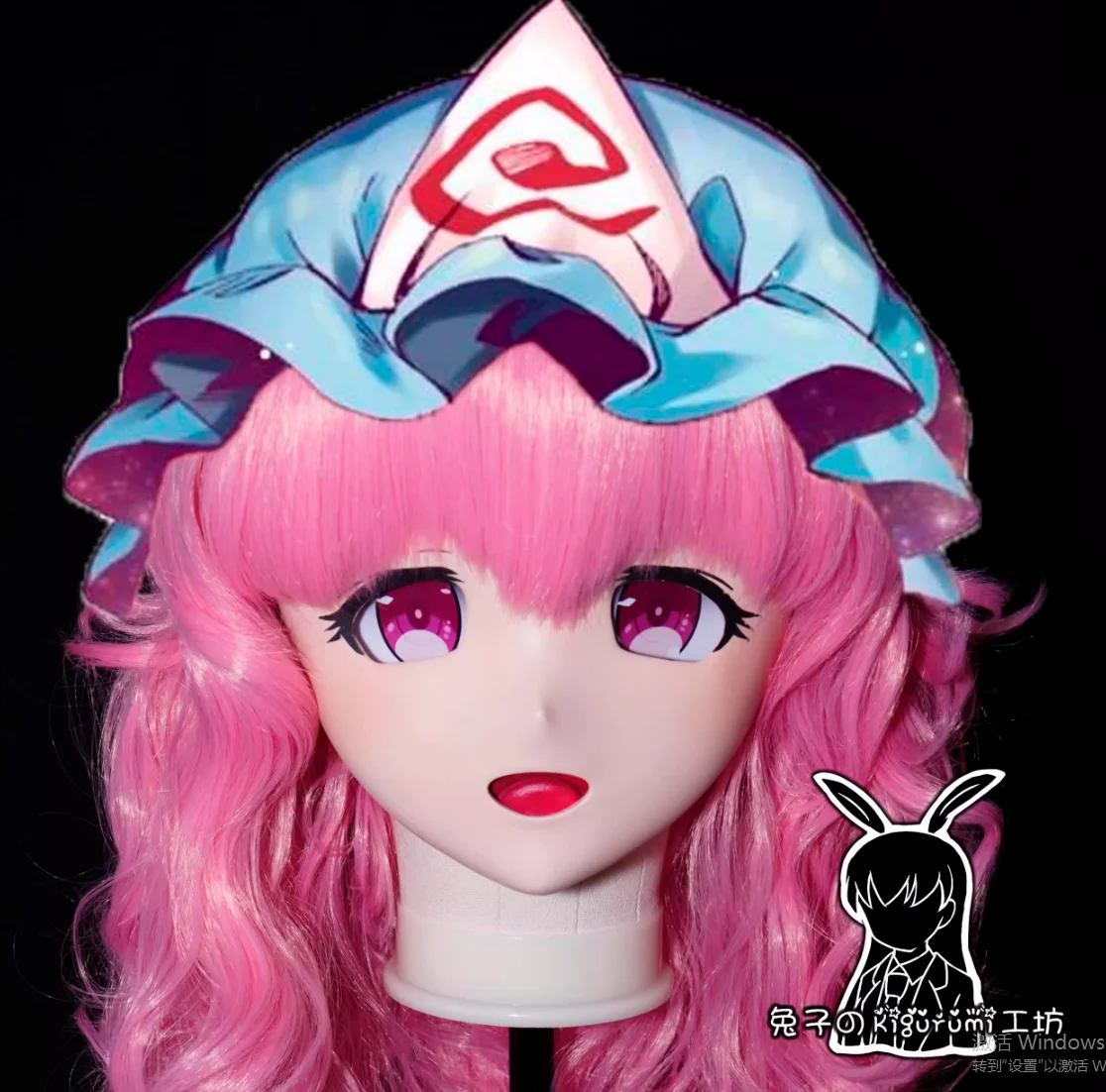 

(RB04056)Customize Lockable Full Head Resin Cartoon Cosplay Japanese Character Anime Role Play Kigurumi Mask With Back Shell