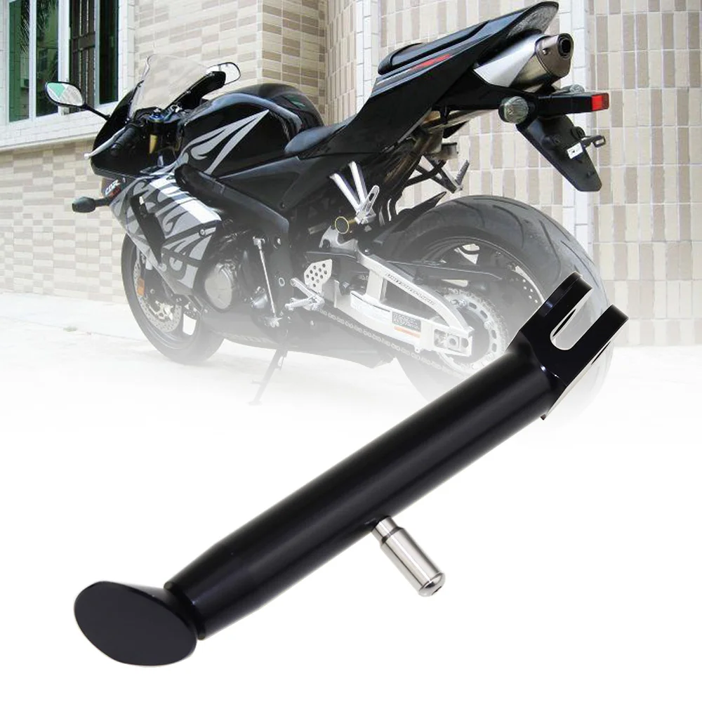 Adjustable Kickstand Foot Side Stand Black Aluminum For Honda Cbr600rr