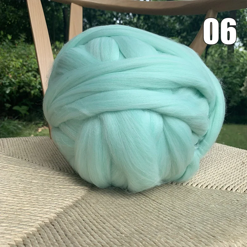 DIY Knitting Kit Craft Supplies Sewing Tools 250g Roving Yarn 8cm Thick