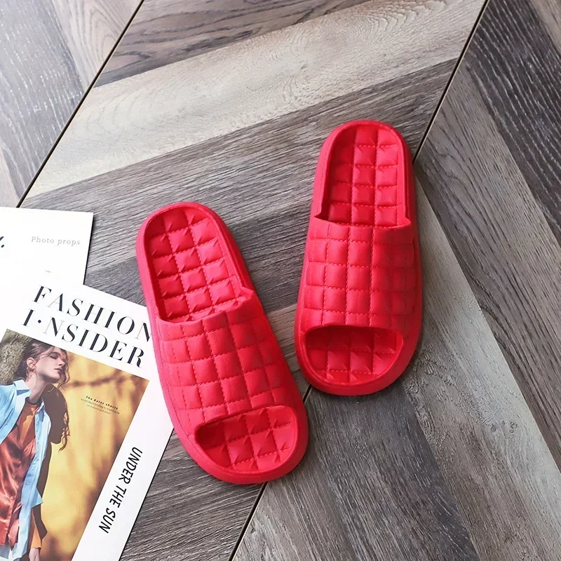 Home Bathroom Slippers Women Fashion Soft Sole EVA Indoor Slides Woman Sandals 2024 Summer Non-slip Woman Man Slippers 5