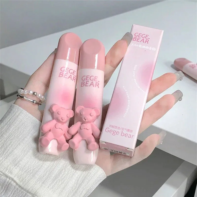 Bear lip gloss lip glaze liquid lipsticks waterproof non fading