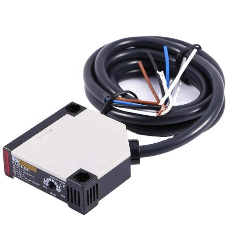 

Mirror Feedback Infrared Photoelectric Switch E3JK-R4M1 12V 24V 220V 4 Meters Distance