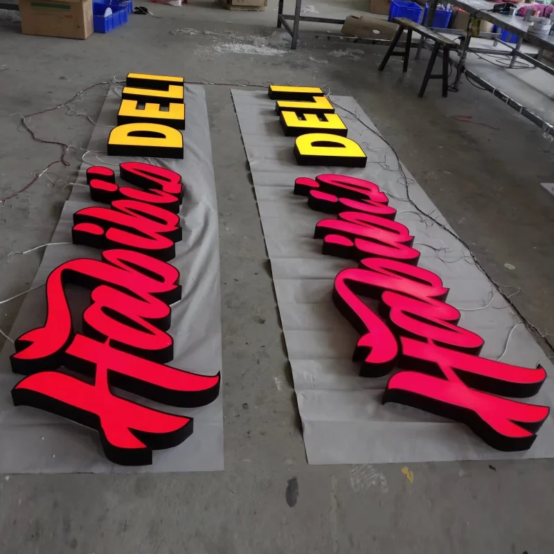 Factory Outlet Shop Sign Advertisingt Sign Board Super High Brightness Acrylic  Letters - Electronic Signs - AliExpress