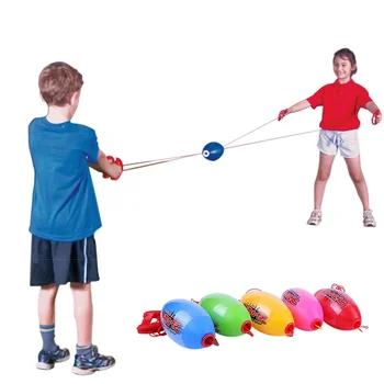 Bambini all'aperto interattivo tirando palline di velocità elastiche divertimento collisione allenamento sensoriale giochi sportivi giocattolo per bambini regalo per adulti 1