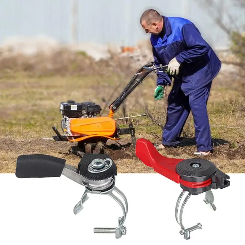 Tiller Throttle Control Tiller Handlebar Thumb Throttle Lever Accelerator Replacement Part Assistant Switches For Road Cutter