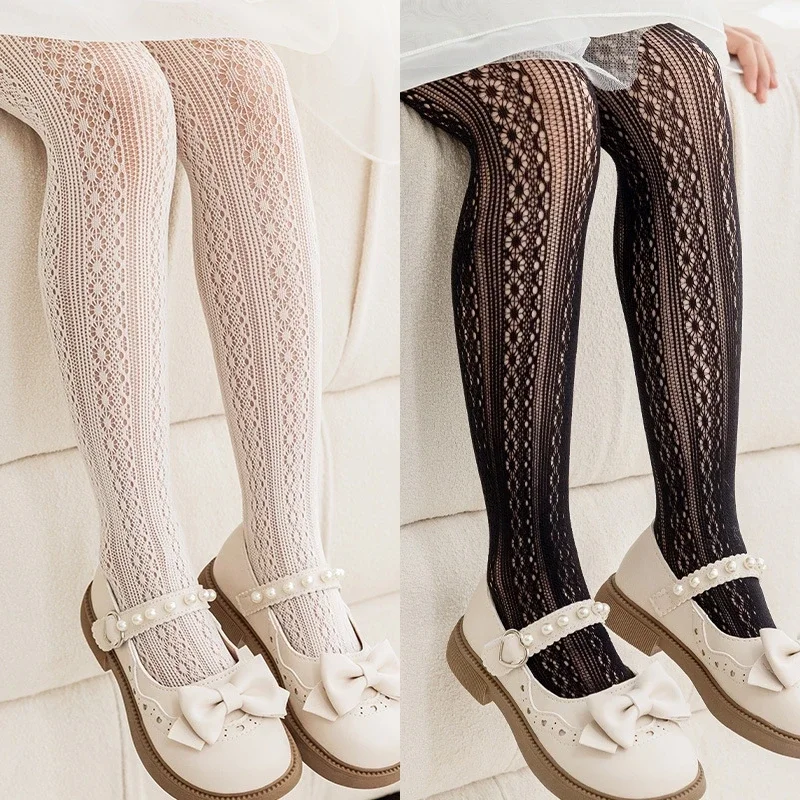 Spring Summer Baby Girl Tights Kids Dance Stocking Sock Children School Student Uniform Tights Princess Mesh Pantyhose Hosiery kids pantyhose ballet tights