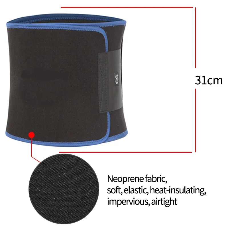 Waist Trimmer Belt Waist Trimmer Belt Slim Men Body Shaper Cinchers Tummy Control Neoprene Sweat Wrap Stomach Back Lumbar Support