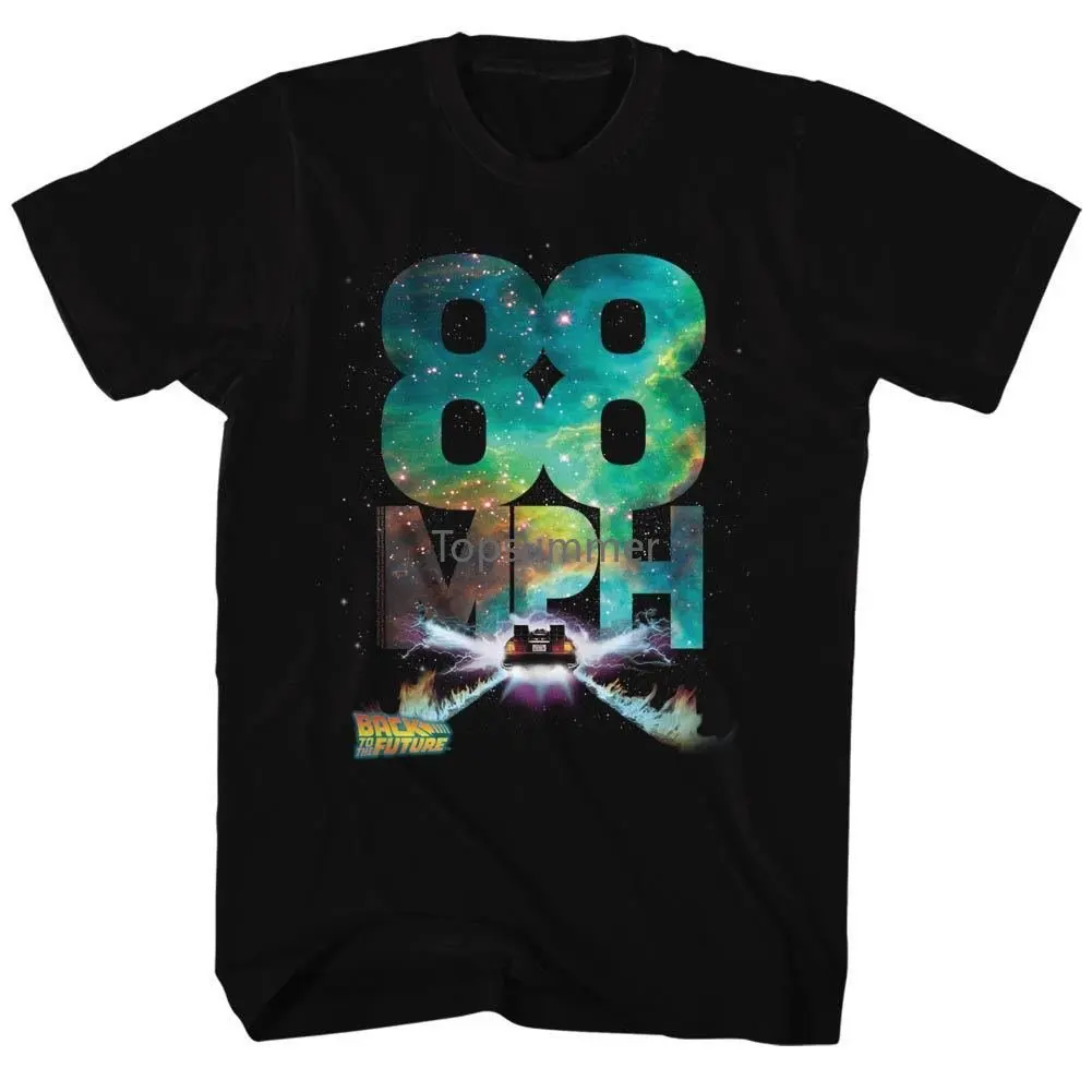 

Back To The Future T Shirt Mens New Proflin 100% Black Cotton Sizes In Sm 4Xl